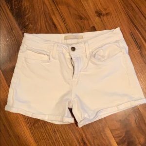 Joe’s White Shorts
